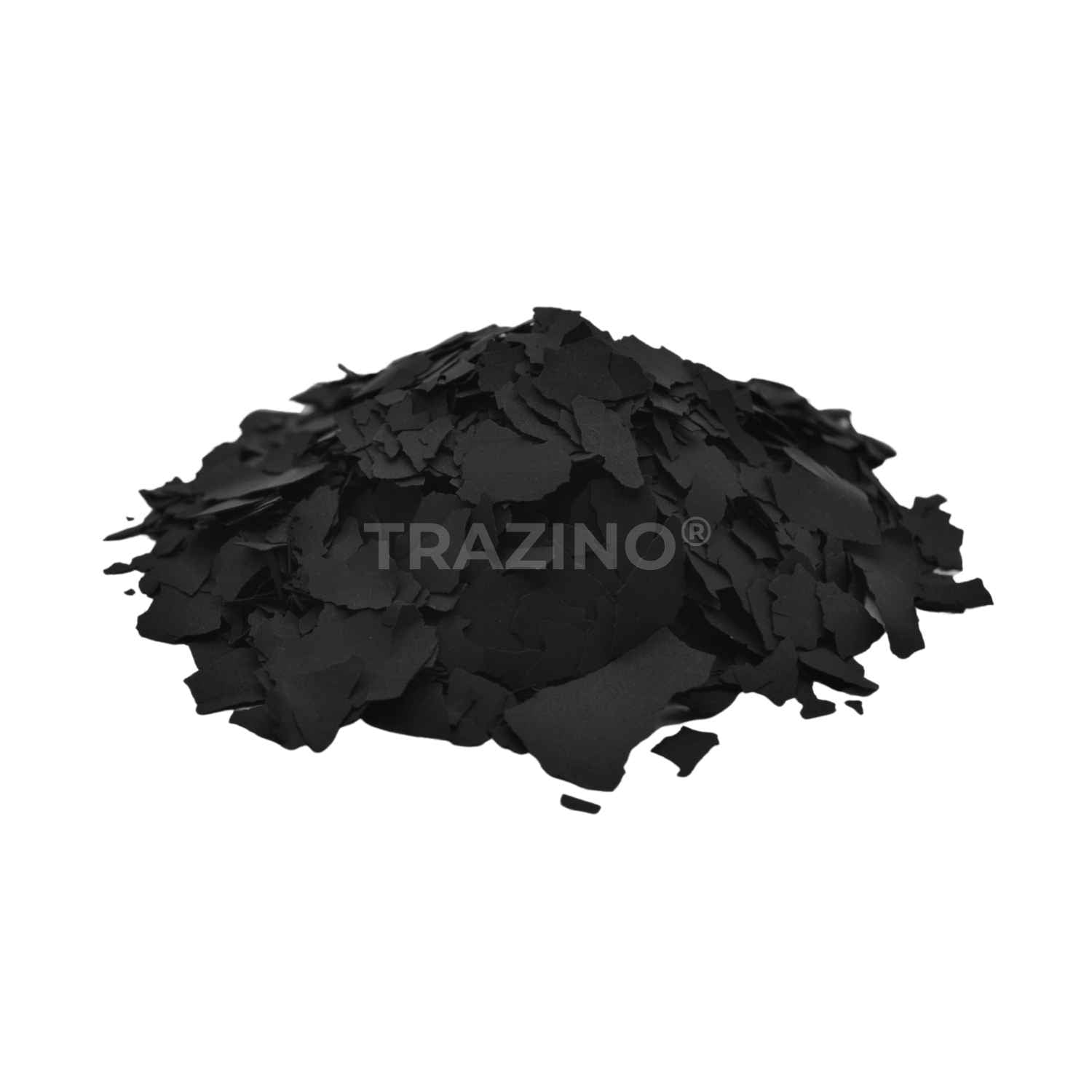 Trazino® Farbchips in Schwarz zum Einstreuen für Beschichtungen Trazino® Farbchips in Schwarz zum Einstreuen für Beschichtungen